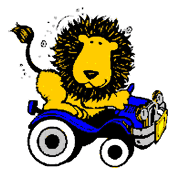 Lion in Auto