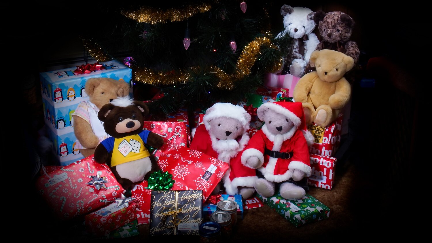 Bears Around the Christmas Tree