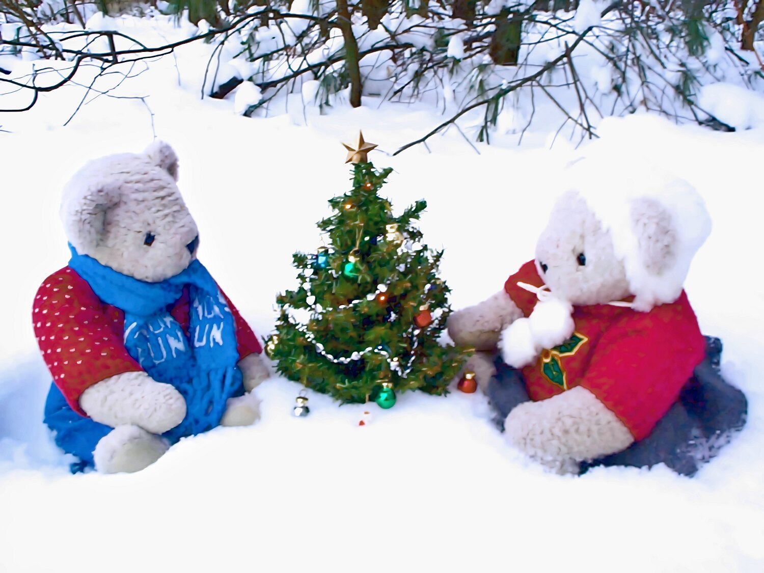 Winter Christmas Tree