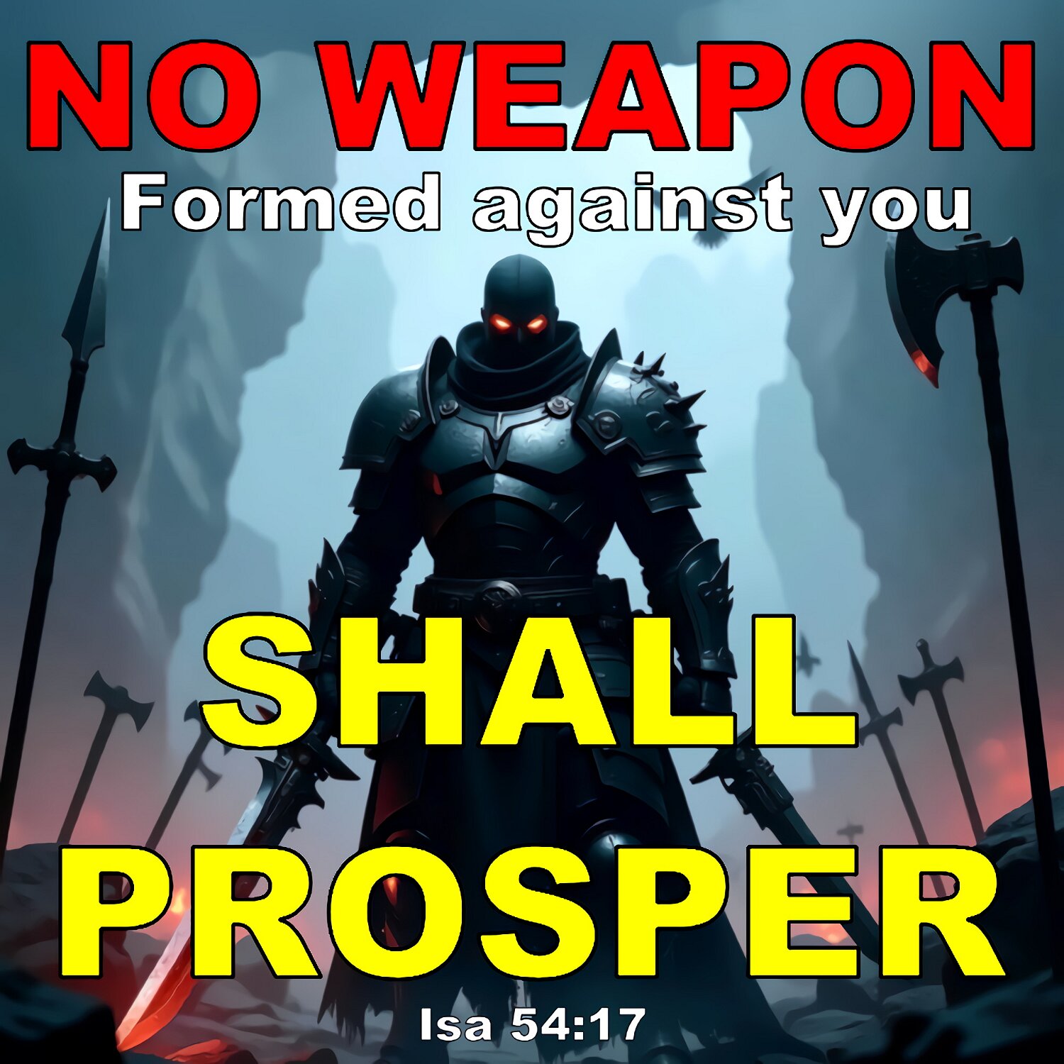 No weapon that is used against you will succeed. People might bring charges against you. But you will prove that they are wrong. Those are the things I do for my servants.