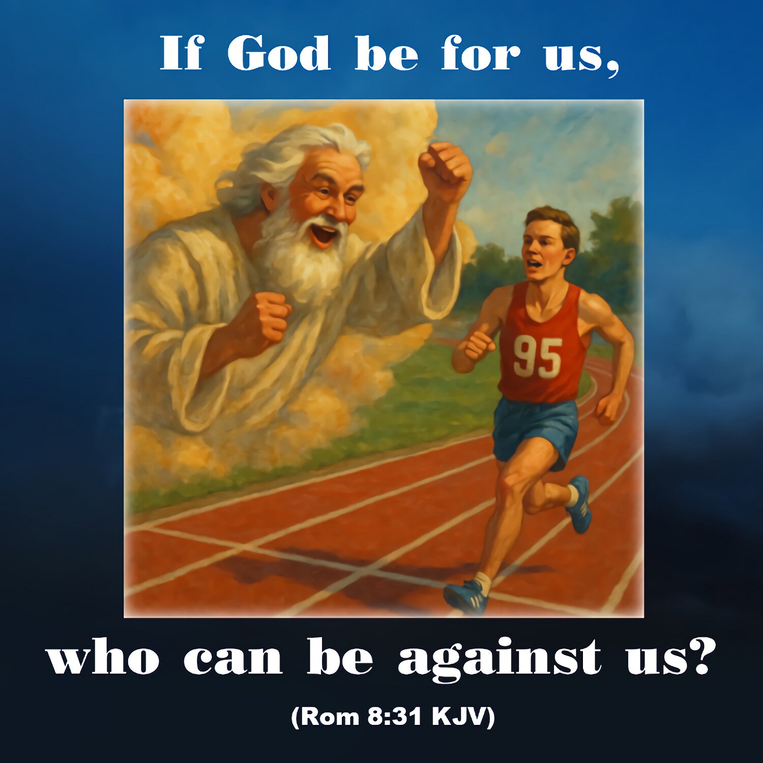 What, then, shall we say in response to these things. If God is for us, who can be against us. .
