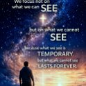 Eternal things last forever